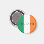 Aimant Drapeau irlandais macé Irlande (Recto/Verso)