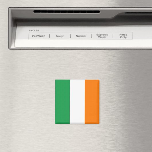 Aimant Drapeau Irlande Tricolore (In Situ (Lave-vaisselle))