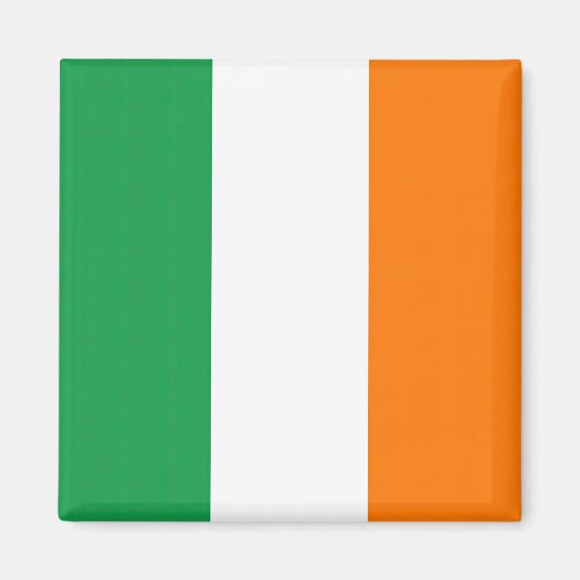 Aimant Drapeau Irlande Tricolore (Devant)