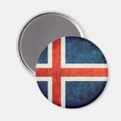 Aimant Drapeau Islande (Recto/Verso)