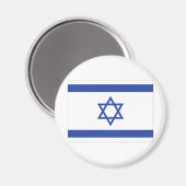 Aimant drapeau israélien (Recto/Verso)