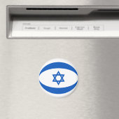Aimant Drapeau Israélien Fisheye (In Situ (Lave-vaisselle))