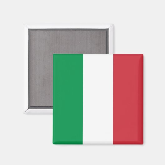 Aimant Drapeau Italie (Recto/Verso)
