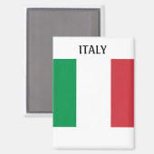 Aimant Drapeau Italie (Recto/Verso)