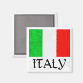 AIMANT DRAPEAU ITALIEN (Recto/Verso)