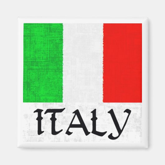 AIMANT DRAPEAU ITALIEN (Devant)
