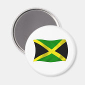 Aimant Drapeau Jamaïcain (Recto/Verso)
