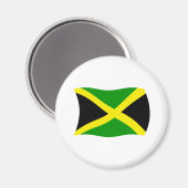 Aimant Drapeau Jamaïcain (Recto/Verso)