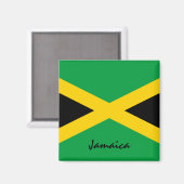 Aimant Drapeau jamaïcain & Amateurs de vacances/sports (Recto/Verso)