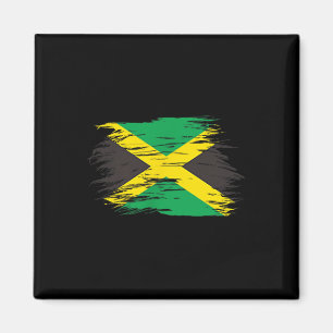 Aimant Drapeau jamaïcain Jamaïque Souvenir Amour Voyage V