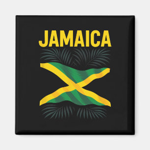 Aimant Drapeau Jamaïcain Jamaïque Souvenir Voyage Vacance