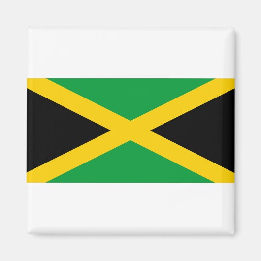 Aimant Drapeau Jamaïque (Devant)