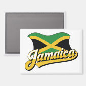 Aimant Drapeau Jamaïque (Recto/Verso)