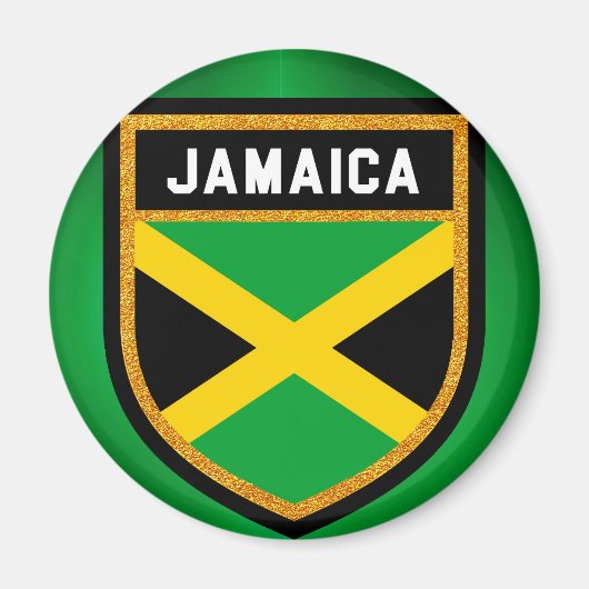 Aimant Drapeau Jamaïque (Devant)