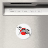 Aimant Drapeau japonais de grue (In Situ (Lave-vaisselle))