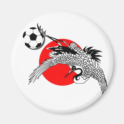 Aimant Drapeau japonais de grue (Devant)