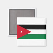 Aimant Drapeau Jordanie (Recto/Verso)