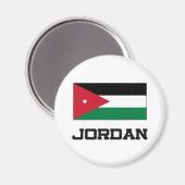 Aimant Drapeau Jordanie (Recto/Verso)