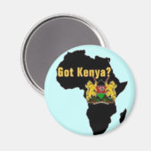 Aimant Drapeau Kenya T-Shirt Et Etc (Recto/Verso)