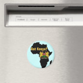Aimant Drapeau Kenya T-Shirt Et Etc (In Situ (Lave-vaisselle))