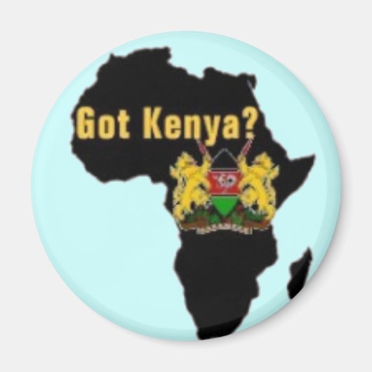 Aimant Drapeau Kenya T-Shirt Et Etc (Devant)