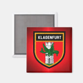 Aimant Drapeau Klagenfurt (Recto/Verso)