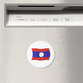 Aimant Drapeau Laos (In Situ (Lave-vaisselle))
