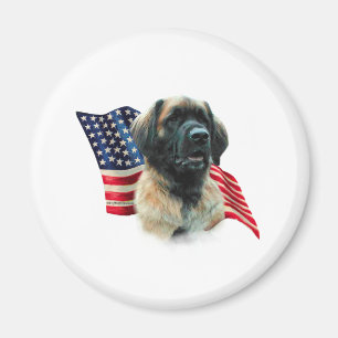 Aimant Drapeau Leonberger