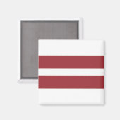 Aimant Drapeau Lettonie (Recto/Verso)