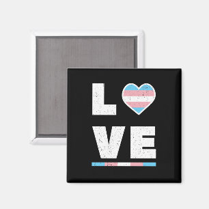 Aimant Drapeau LGBT Transgenre Fide Drapeau Distressed Gr