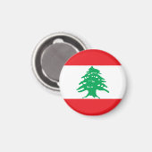 Aimant Drapeau libanais (Recto/Verso)