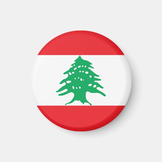 Aimant Drapeau libanais (Devant)