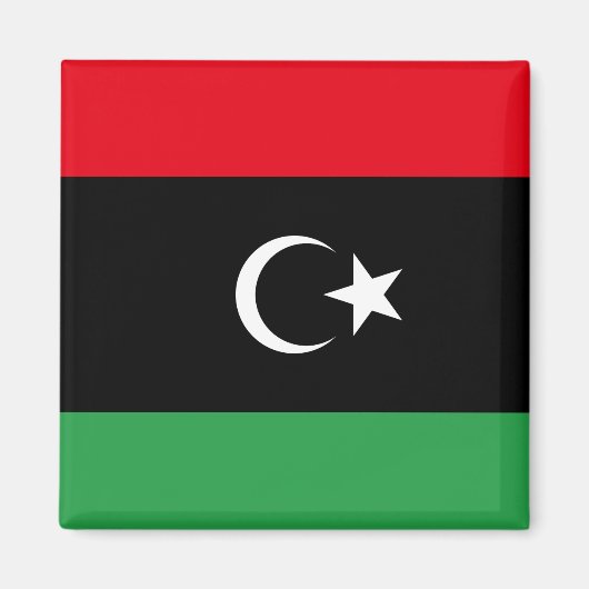 Aimant Drapeau libyen (Devant)
