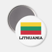 Aimant Drapeau Lituanie (Recto/Verso)