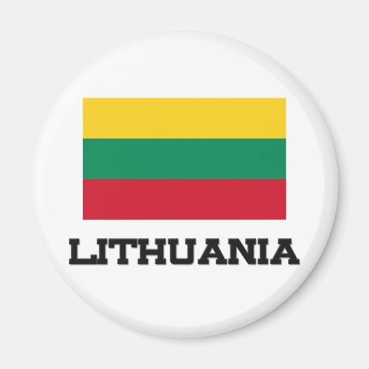 Aimant Drapeau Lituanie (Devant)