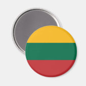 Aimant Drapeau Lituanie (Recto/Verso)