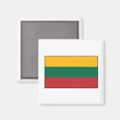 Aimant Drapeau lituanien (Recto/Verso)