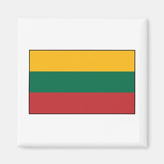 Aimant Drapeau lituanien (Devant)