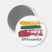 Aimant Drapeau lituanien (Recto/Verso)