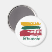 Aimant Drapeau lituanien (Recto/Verso)