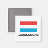 Aimant Drapeau Luxembourg (Recto/Verso)