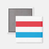 Aimant Drapeau Luxembourg (Recto/Verso)
