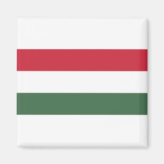 Aimant Drapeau Magyarország - Hongrie (Devant)