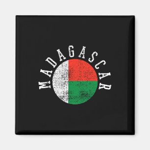 Aimant Drapeau malgache de Madagascar