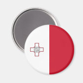 Aimant Drapeau Malte (Recto/Verso)