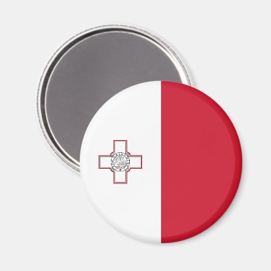 Aimant Drapeau Malte (Recto/Verso)