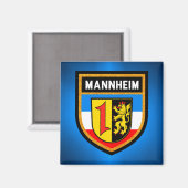 Aimant Drapeau Mannheim (Recto/Verso)