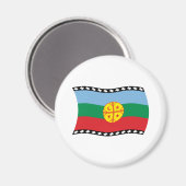 Aimant Drapeau Mapuches (Recto/Verso)