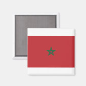 Aimant Drapeau Maroc (Recto/Verso)