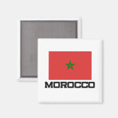 Aimant Drapeau Maroc (Recto/Verso)